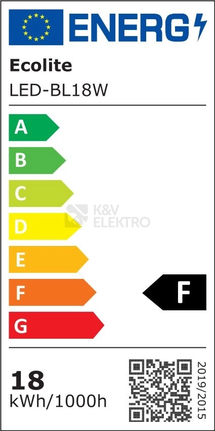Obrázek produktu LED svítidlo Ecolite OVAL 18W/1300lm 4000K IP54 šedý LED-BL18W-SED 2