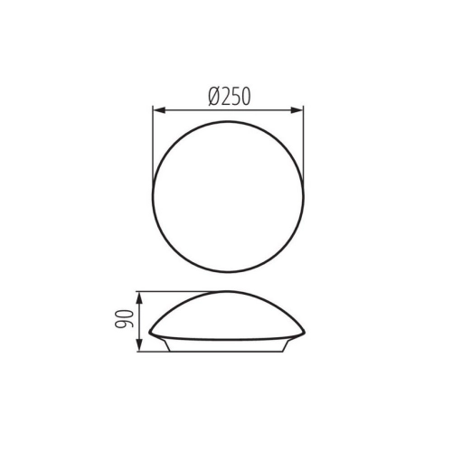 Svítidlo Kanlux PLAFMIN O E27 25690 (obrázek 3)