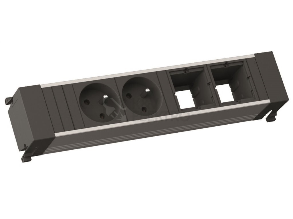 Obrázek produktu  Zásuvková jednotka Bachmann 916.047 POWER FRAME 2x230V 0