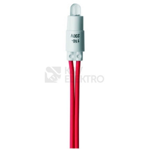 Signálka LED Gewiss GW10883 červená 230V/0,6W