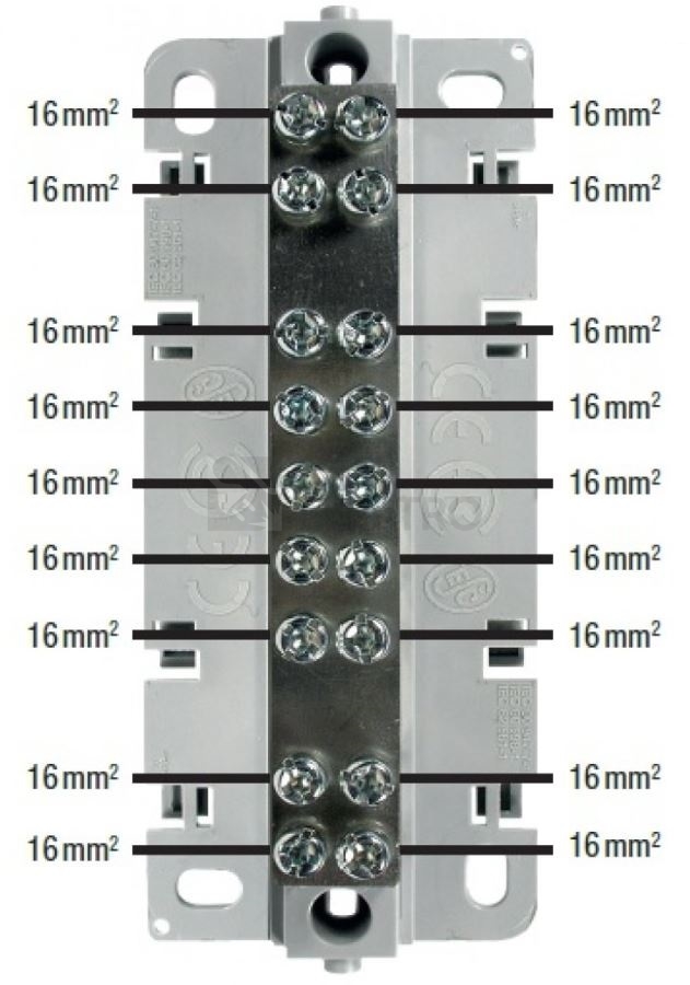 Obrázek produktu Ekvipotenciální svorkovnice Elektro Bečov EPS 4 C s krytem I228607 3