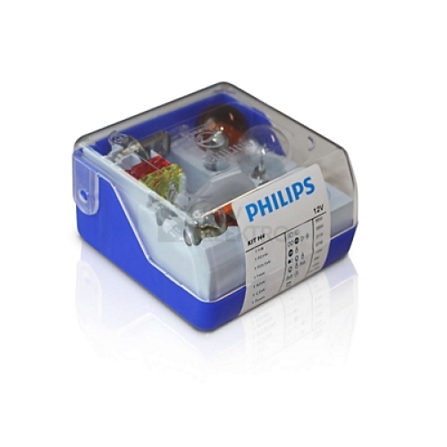 Sada autožárovek Philips Single Kit H7 55007SKKM PX26d 12V 55W s homologací