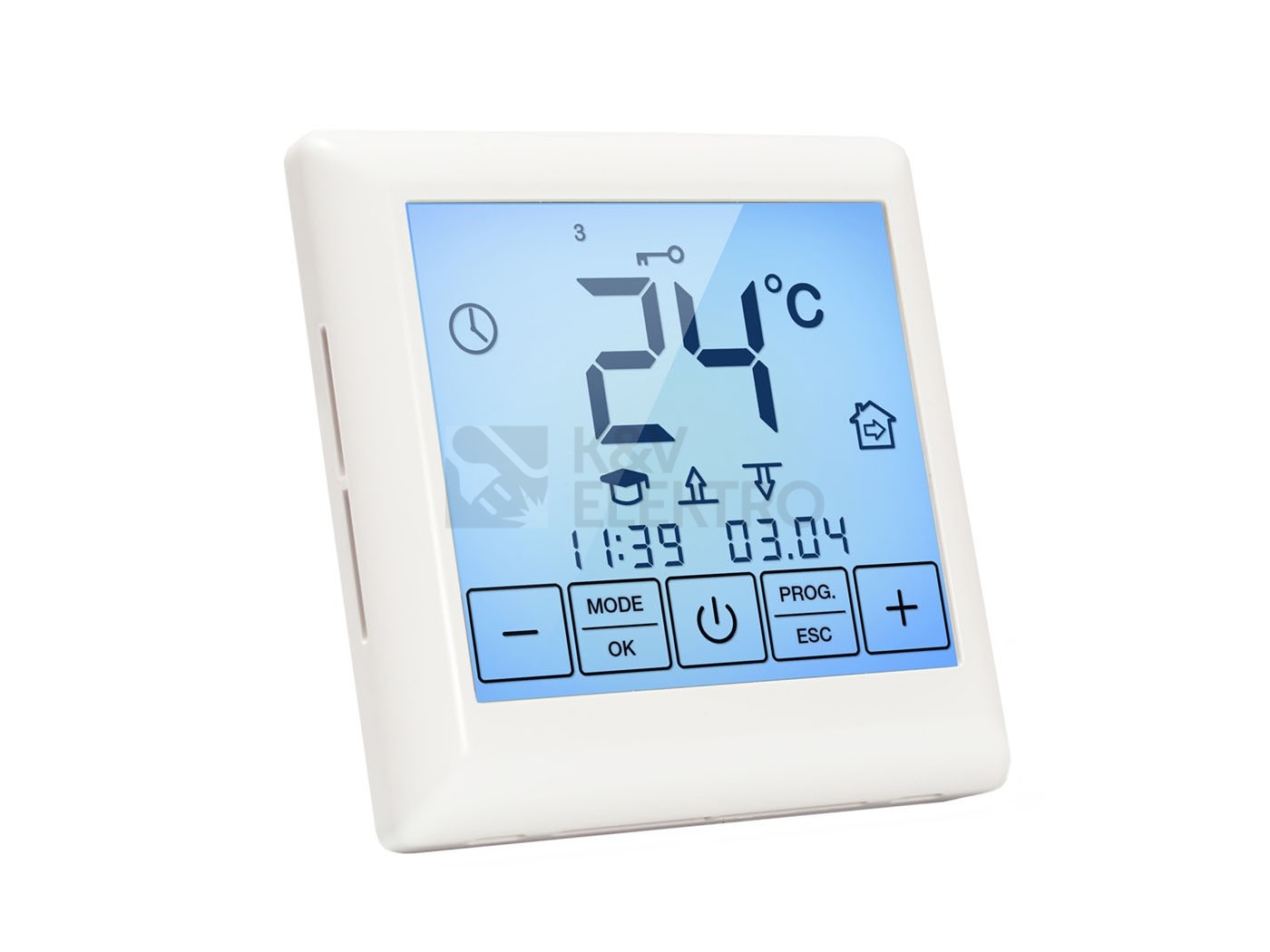 Obrázek produktu Topná rohož s termostatem K&V thermo sada Classic KIT 1,2 (192W) jeden studený konec 2