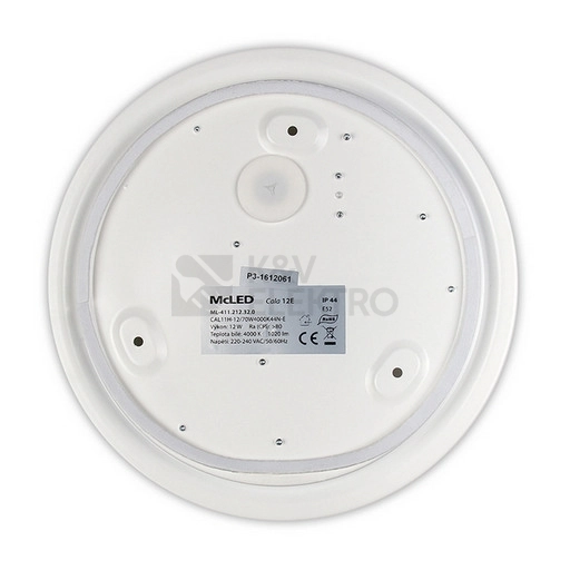 Obrázek produktu LED svítidlo McLED Cala 12 E 12W 4000K IP44 s nouzovým modulem 1,5h ML-411.212.32.0 8