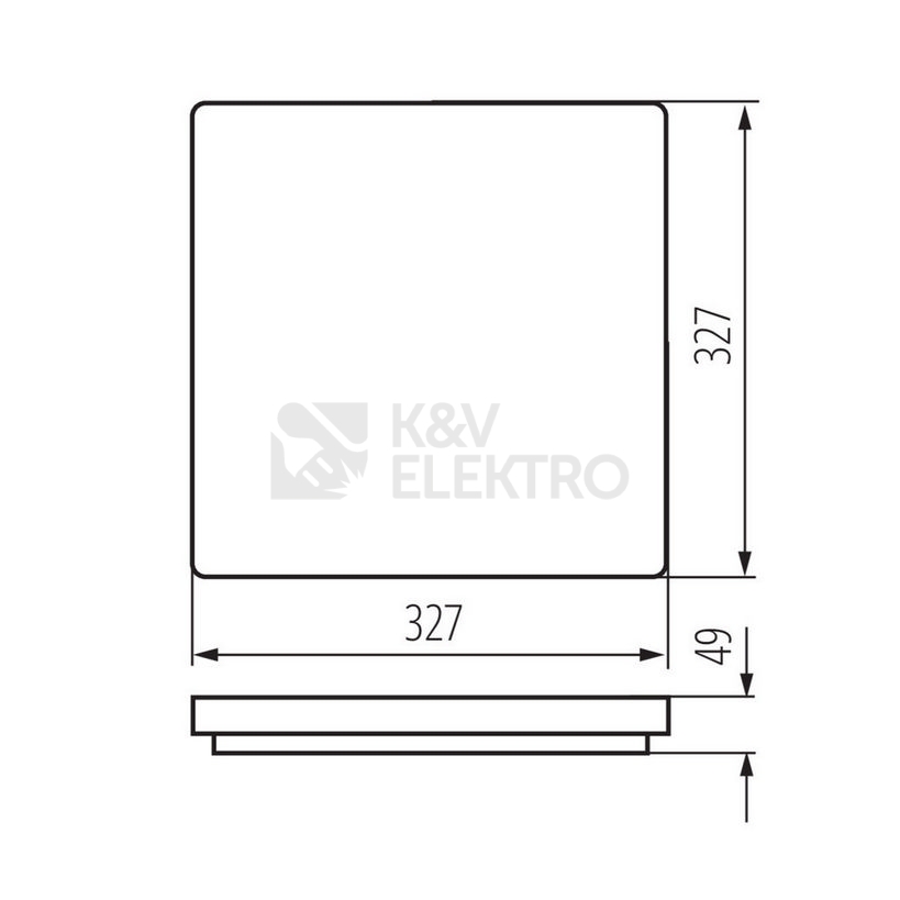 Obrázek produktu Svítidlo Kanlux VARSO LED 24W-NW-L 24W neutrální bílá 4000K IP54 26447 5