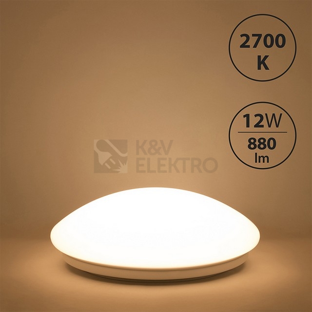 Obrázek produktu LED svítidlo McLED Cala 12D 12W IP44 2700K teplá bílá, s pohybovým čidlem ML-411.221.32.0 3