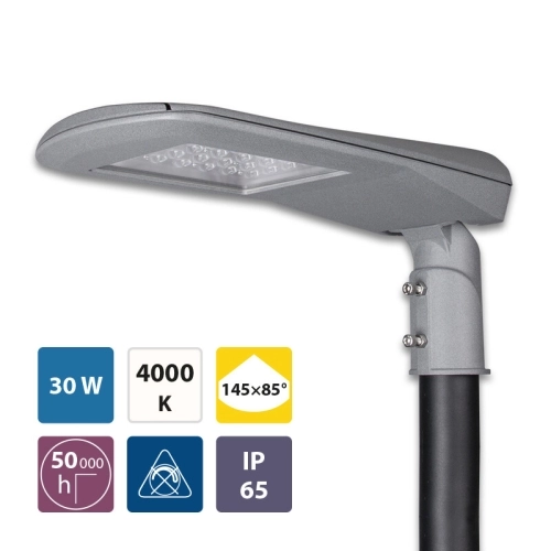 LED svítidlo veřejného osvětlení McLED Street 30W 4000K neutrální bílá ML-521.001.09.0 (obrázek 10)