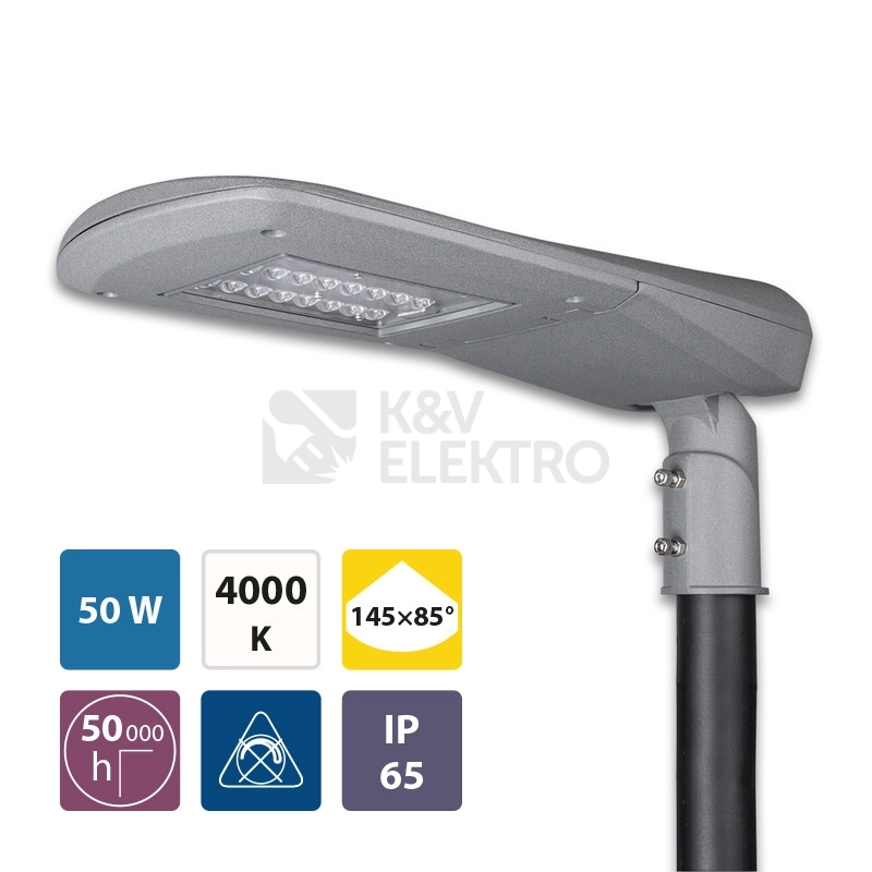 Obrázek produktu LED svítidlo veřejného osvětlení McLED Street 50W 4000K neutrální bílá ML-521.003.09.0 3