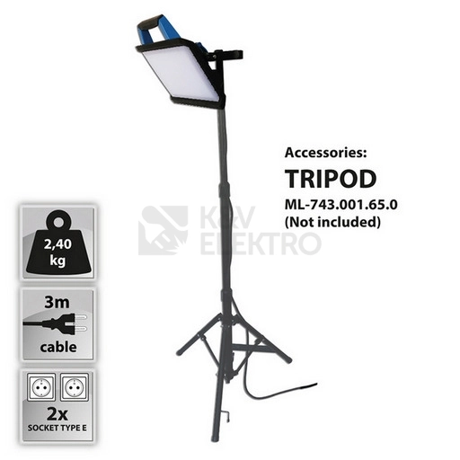 Obrázek produktu LED reflektor McLED Calipso 45W 4250/2500lm 6500K IP54 ML-511.600.65.0 6