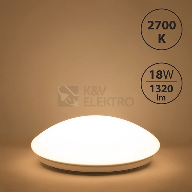 Obrázek produktu LED svítidlo McLED Cala 18D 18W IP44 2700K teplá bílá, s pohybovým čidlem ML-411.225.32.0 3