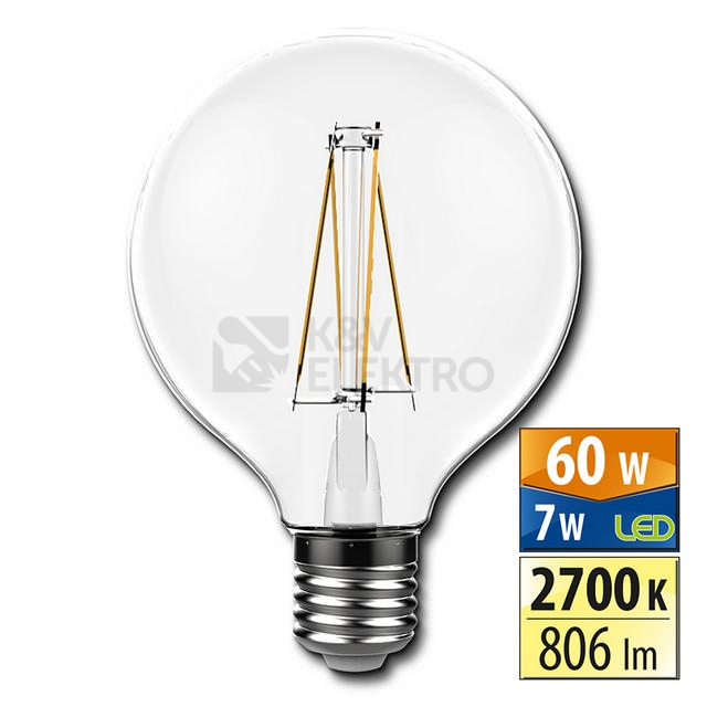 Obrázek produktu LED žárovka E27 McLED 7W (60W) teplá bílá (2700K) ML-322.004.94.0 0