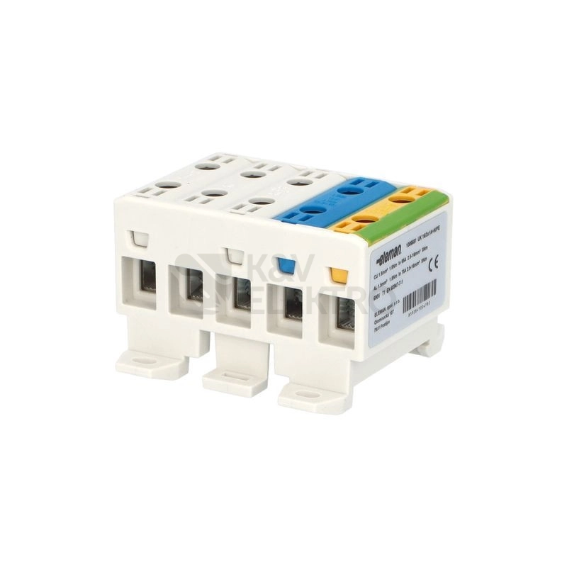 Obrázek produktu Univerzální připojovací svorka UK 16/3X1A+N/PE 3xšedá/modrá/žlutá 1006651 0