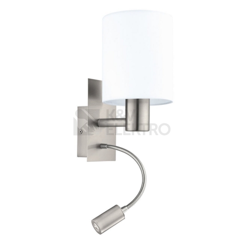 Nástěnné svítidlo EGLO Pasteri 96477 1xE27/40W+LED/3,5W