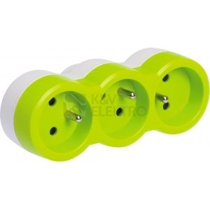 Obrázek produktu Legrand rozdvojka zelená 3x2P+T 50505 1
