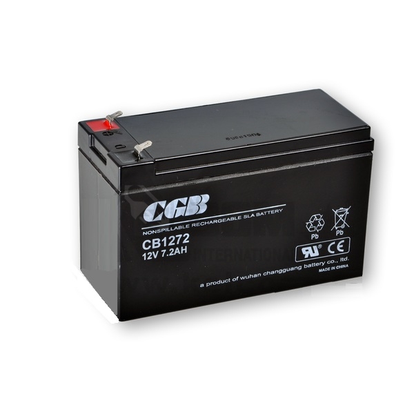 Obrázek produktu  Bezúdržbový akumulátor CGB battery CB1272 7,2Ah/12V 0