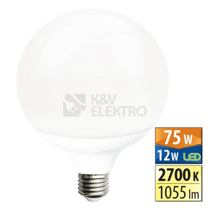 Obrázek produktu LED žárovka E27 McLED 12W (75W) teplá bílá (2700K) ML-322.005.27.0 6