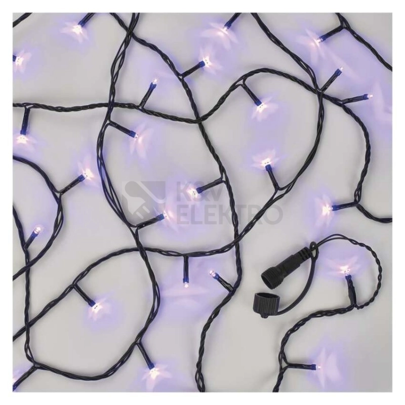 Obrázek produktu Propojovací vánoční řetěz bez zdroje EMOS Connecting D1AF01 ZY1930 100LED 10m fialová 3