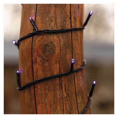 Obrázek produktu Propojovací vánoční řetěz bez zdroje EMOS Connecting D1AF01 ZY1930 100LED 10m fialová 14