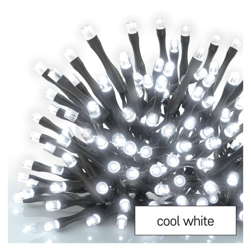 Obrázek produktu Propojovací vánoční řetěz bez zdroje EMOS Connecting D1AC03 ZY1925 100LED 10m studená bílá 0