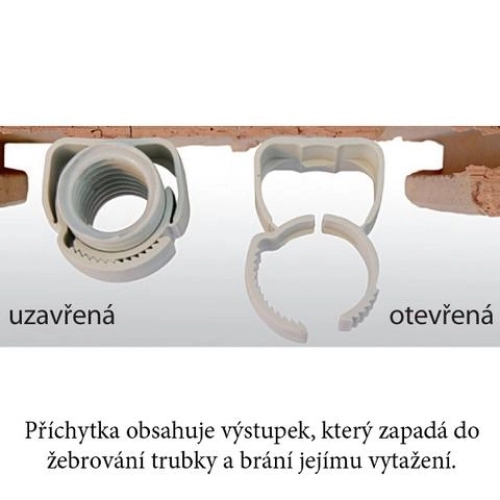Příchytka pro husí krk pod omítku Schnabl USA 20-25/55 12540 (100ks) (obrázek 5)