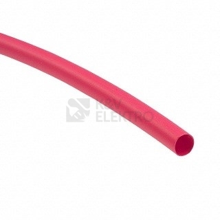 Obrázek produktu  Izolační silikonová trubička STUM červená 0,8x0,2mm 1m 0