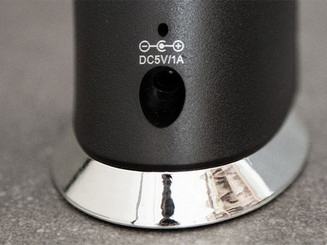 Stolní lampička LED Panlux LORD černá kůže PN15100003