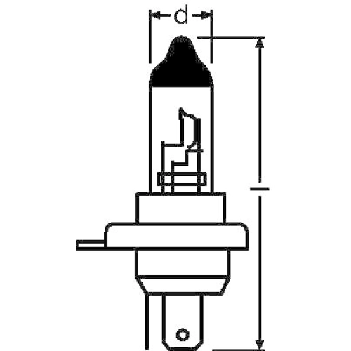 Autožárovka OSRAM H4 64193 60/55W P43t 12V s homologací (obrázek 3)