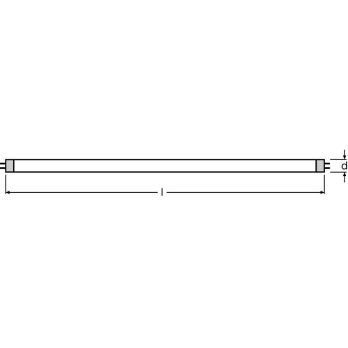 Zářivková trubice OSRAM LUMILUX HO 54W/865 T5 G5 studená bílá 6500K 1150mm (obrázek 5)