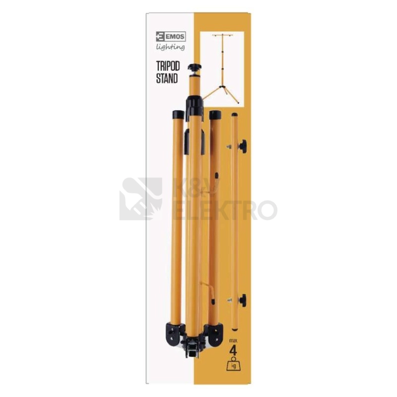 Obrázek produktu Trojnožka/stojan/stativ EMOS ZS9510 teleskopická 660-1800mm pro dva reflektory 10