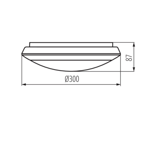 LED svítidlo s čidlem Kanlux DABA N LED SMD DL-16W neutrální bílá 4000K IP66 19062 (obrázek 9)