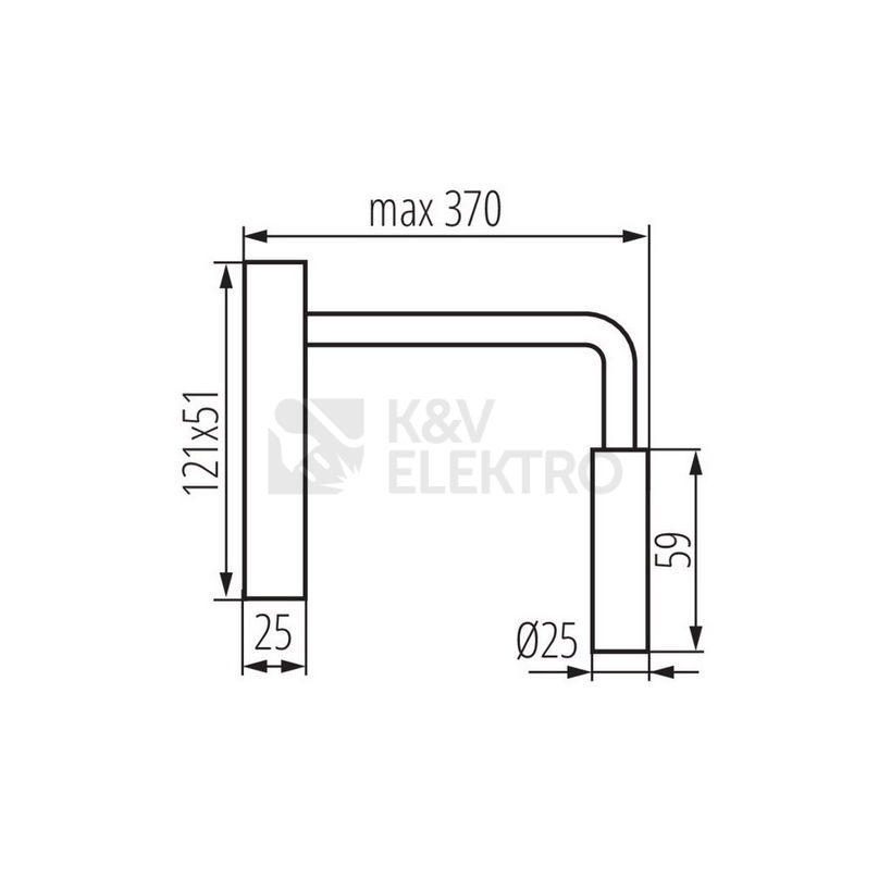 Obrázek produktu  Nástěnné flexibilní svítidlo Kanlux TONIL II LED B 3,3W 3000K černá 32522 3