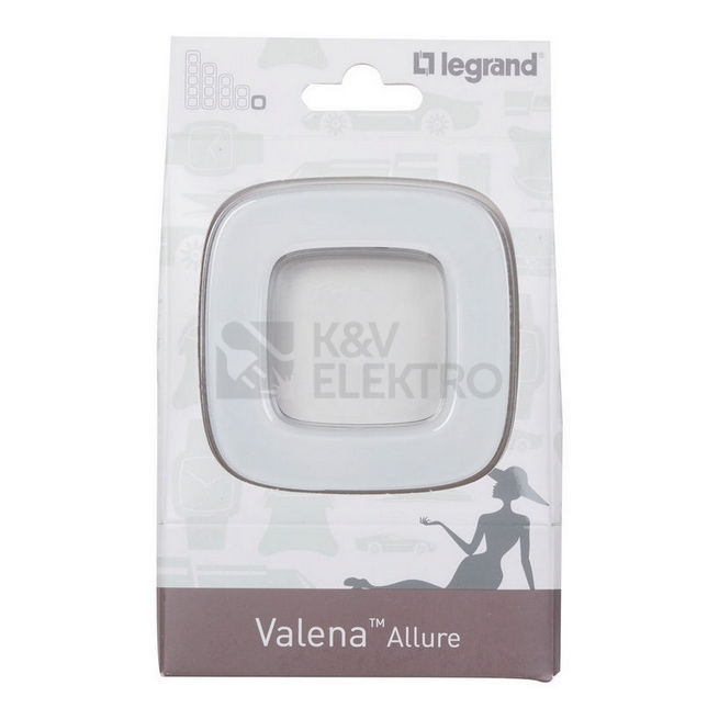 Obrázek produktu Legrand Valena ALLURE rámeček bílé sklo 755541 3