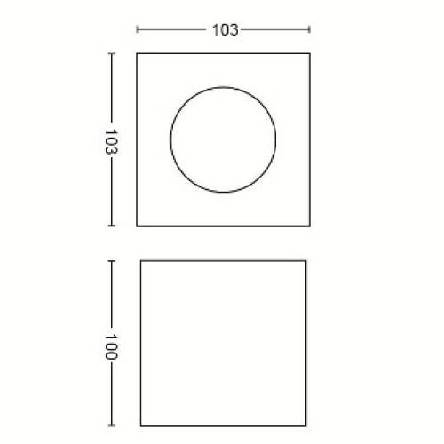 Bodové LED svítidlo Philips Box 50491/31/P0 3,5W 500lm 2200-2700K teplá bílá, stmívatelné (obrázek 10)