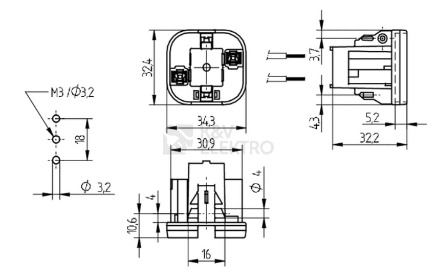 Obrázek produktu Patice zářivková G24d-3 BJB 26.745.1131.50 1