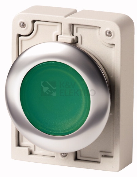 Obrázek produktu Ovládací hlavice prosvětlená zelená EATON M30C-FDL-G 182927 0