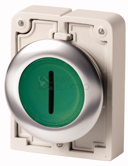 Obrázek produktu Ovládací hlavice prosvětlená zelená EATON M30C-FDL-G-X1 182957 0
