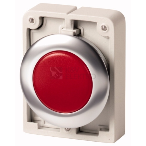 Signálka červená zapuštěná IP67 kroužek kovový EATON M30C-FL-R 183282