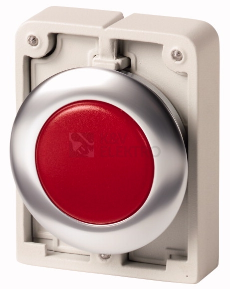 Obrázek produktu Signálka červená zapuštěná IP67 kroužek kovový EATON M30C-FL-R 183282 0