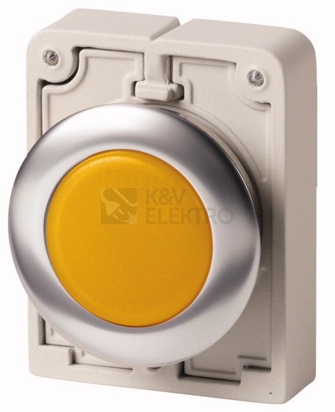 Obrázek produktu Signálka žlutá zapuštěná IP67 kroužek kovový EATON M30C-FL-Y 183285 0