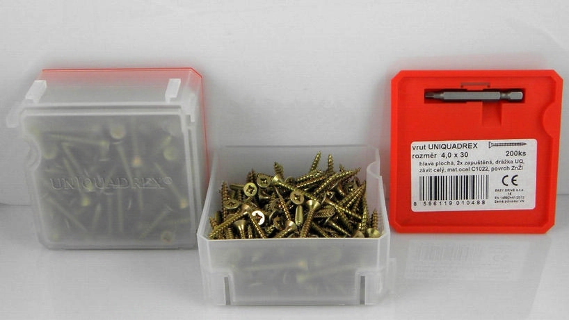 Vrut 3,5×30 UNIQUADREX v UQ BOXu (240ks)