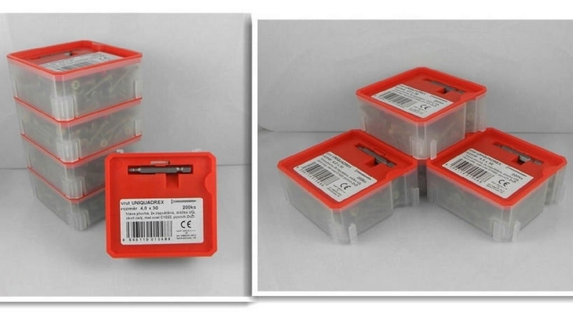 Vrut 3x16 UNIQUADREX v UQ BOXu (550ks) (obrázek 4)