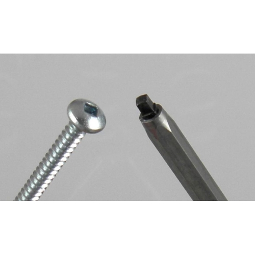 Samovrtný šroub do plechu TEKS SQ s půlkulatou hlavou E 4,2×19 v UQ BOXu (250ks)