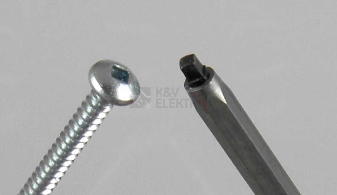 Obrázek produktu Samovrtný šroub do plechu TEKS SQ s půlkulatou hlavou E 4,2x19 v UQ BOXu (250ks) 1