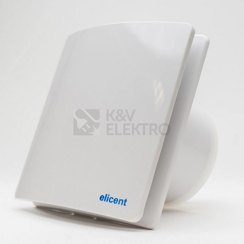 Obrázek produktu Axiální koupelnový ventilátor se zpětnou klapkou a časovým doběhem ELEGANCE T 100 1