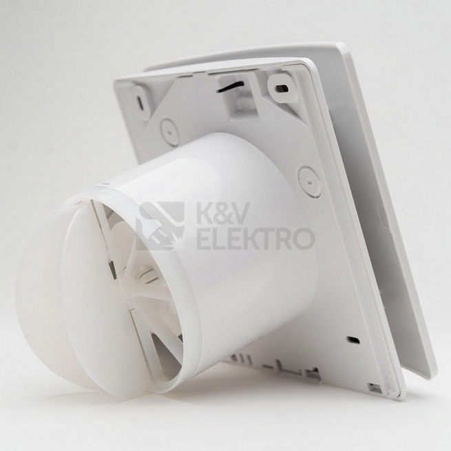 Obrázek produktu Axiální koupelnový ventilátor se zpětnou klapkou a časovým doběhem ELEGANCE T 100 3