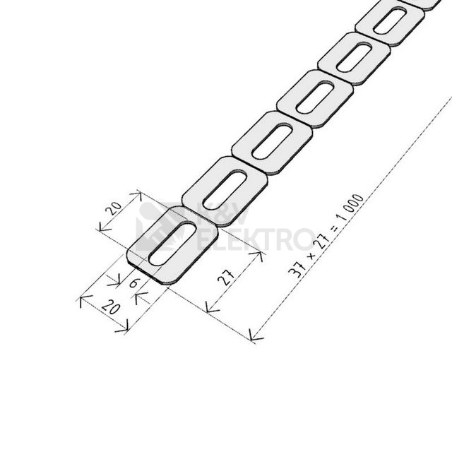 Obrázek produktu Tvarovací pásek Arkys TPM 1000 SZ ARK-223056 1