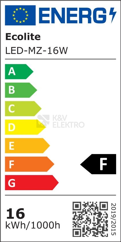 Obrázek produktu LED modul KRUH 18 IP20 Ecolite LED-MZ-16W/4100K 4