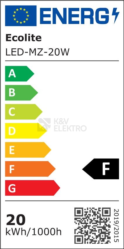 Obrázek produktu LED modul KRUH 18 IP20 Ecolite LED-MZ-20W/4100K 4