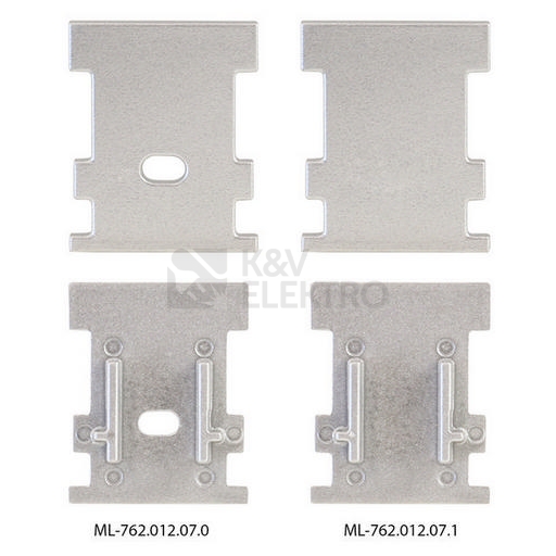 Obrázek produktu Nášlapný hliníkový profil McLED BK 21x26mm s mléčným difuzorem 2m ML-761.012.07.2 2