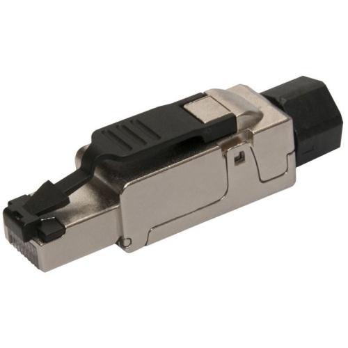 Levně Konektor průmyslový univerzální RJ45 CAT6A STP samořezný Solarix SXRJ45-6A-STP-BK-SA